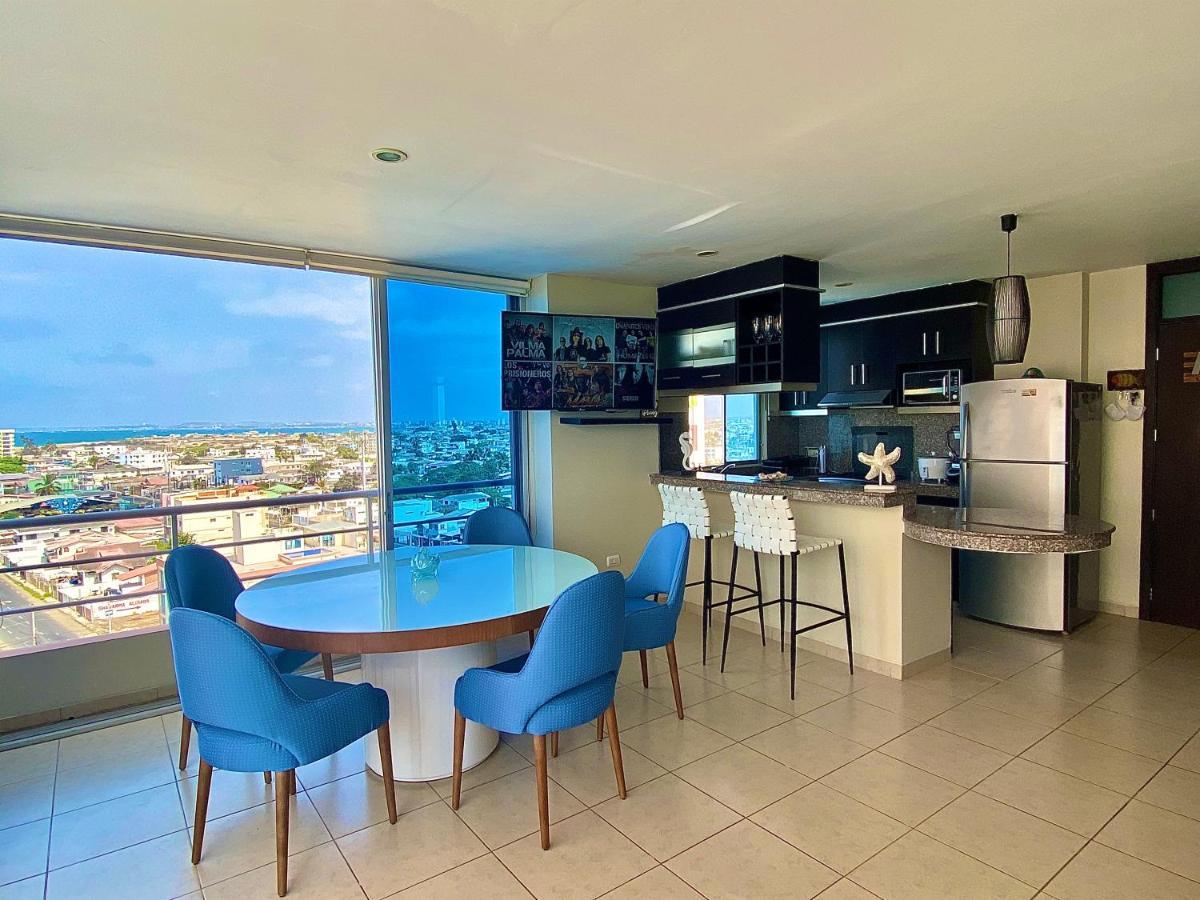 Comodo Apartamento Con Vista Al Mar. Salinas  Exteriér fotografie